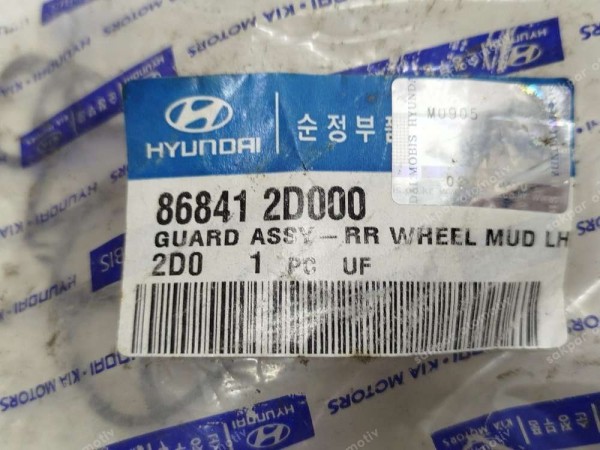 Hyundai Elantra Sol Arka Paçalık 86841-2D000 YP (ID115)