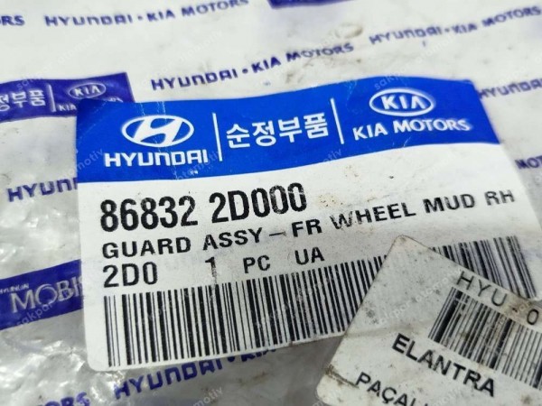 Hyundai Elantra Sağ Ön Paçalık 86832-2D000 YP (ID115)