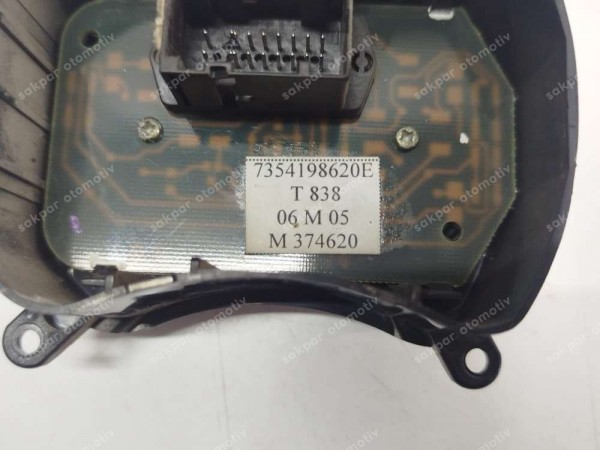 Fiat Doblo 05-15 Dörtlü Flaşör Düğmesi 735419862 7354198620E SP (DE113)