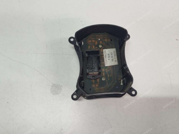 Fiat Doblo 05-15 Dörtlü Flaşör Düğmesi 735419862 7354198620E SP (DE113)