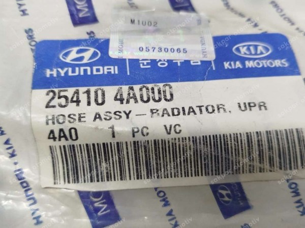 Hyundai H1 Starex Radyatör Üst Hortumu 25410-4A000 ORJ YP (DD118)