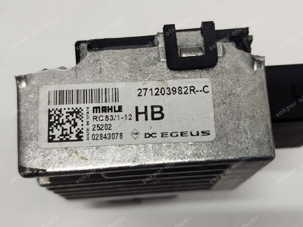 Renault Megane 4 Kadjar Isıtıcı Kutusu Rolesi 271203982R SP HP (DE115)