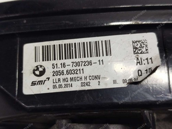 Bmw F20 X1 E84 Sağ Ayna 51167307236 ORJ. CP HP (FD120)