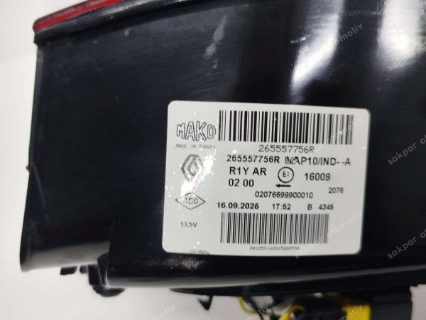 Renault Megane 4 Sol İç Stop Lambası 265557756R SP (AC110)