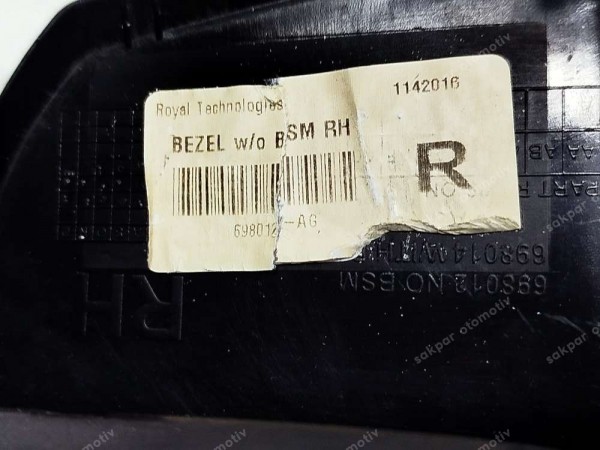 Bmw X3 X4 X5 X6 Sağ Ayna Kasa Çerçevesi 51167291204 CP HP (BA122)