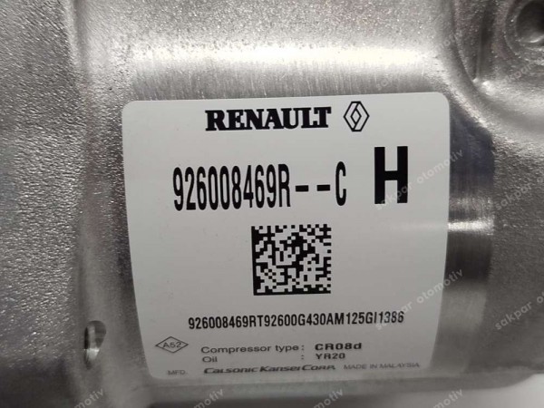 Renault Clio 5 Taliant Klima Kompresörü 926008469R YP (HA120)