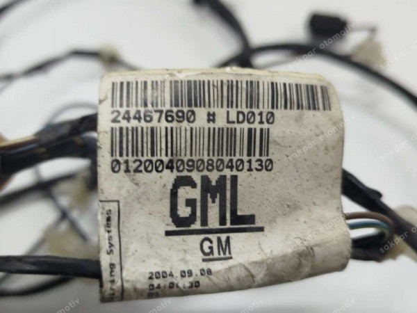 Opel Astra H Bagaj Kapağı Tesisatı Kablosu 24467690 CP (ZA128)