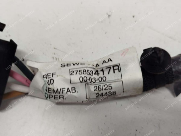 Renault Megane 4 Şönt Isıtıcı Su Devresi Kablo Demeti 275853417R SP (ZB115)