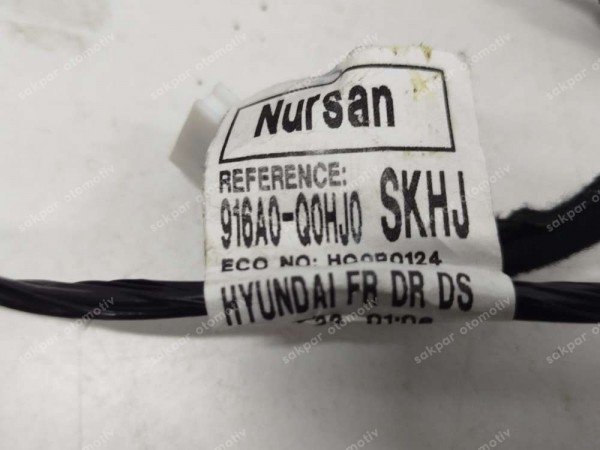 Hyundai İ20 Bayon Sol Ön Kapı Tesisatı 916A0-Q0HJ0 SP (ZB111)