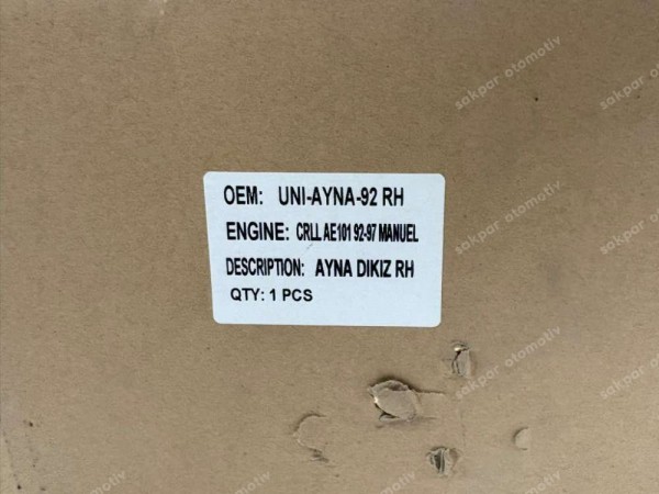 Toyota Corolla 92-97 Sağ Dikiz Aynası Manuel YS HP (EB120)