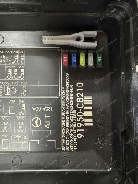 Hyundai İ20 Motor İçi Tesisatı Sigorta Kutusu PCB Bloğu 91200-C8010 91950-C8170 CP (TES6)