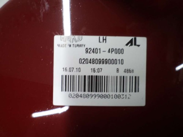 Hyundai İ20 Sol Arka Stop Lambası 92401-4P000 A.Ü. YP (AC110)