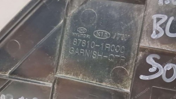 Hyundai Accent Blue Sol Arka Çamurluk Üçgen Bakaliti Orj. 87810-1R000 (CF120)
