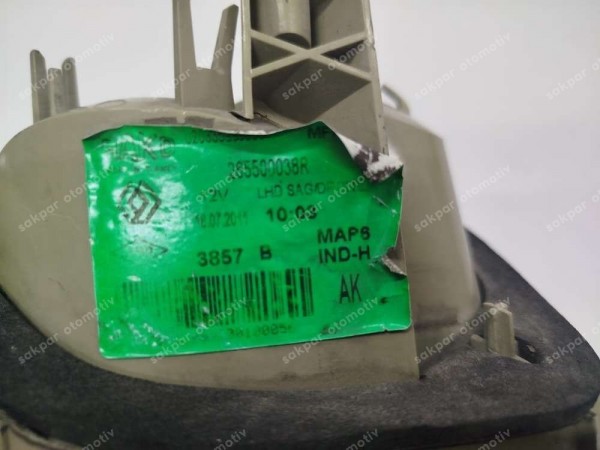 Renault Fluence Sağ Arka İç Stop Lambası 265500038R CP (FD110)