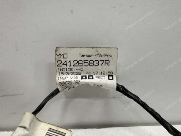 Renault Taliant Sol Arka Kapı Tesisatı Orj. 241265837R CP (ZB126)