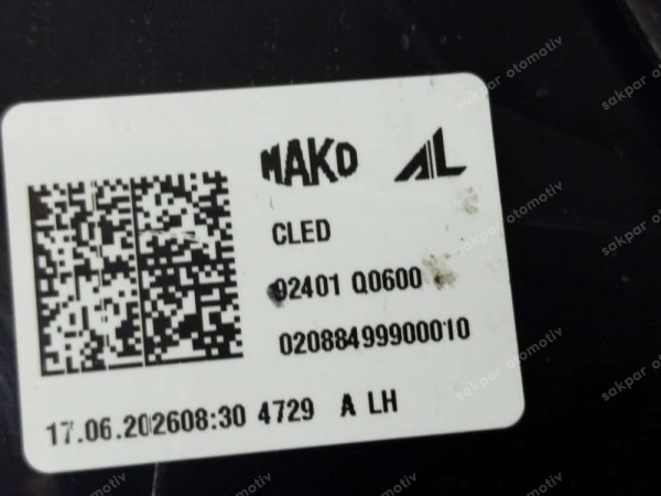 Hyundai Bayon Sol Dış Stop Lambası 92401-Q0600 SP YP (AB130)