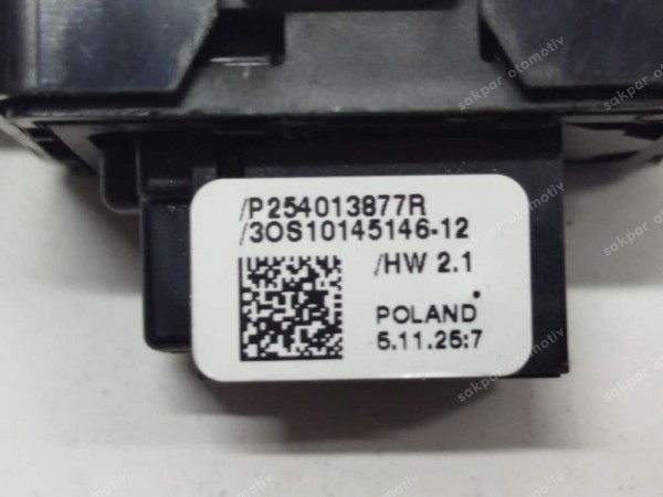 Renault Clio 5 Sağ Ön Cam Açma Düğmesi 254013877R SP (AE128)