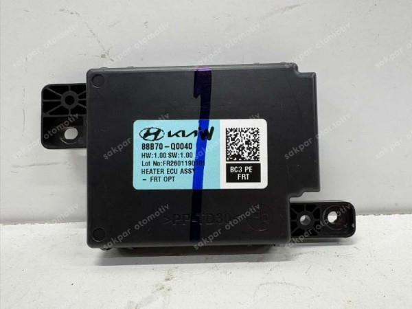 Hyundai İ20 Bayon Koltuk Isıtma Beyni Modülü Orj. 88B70-Q0040 SP YP (EC123)