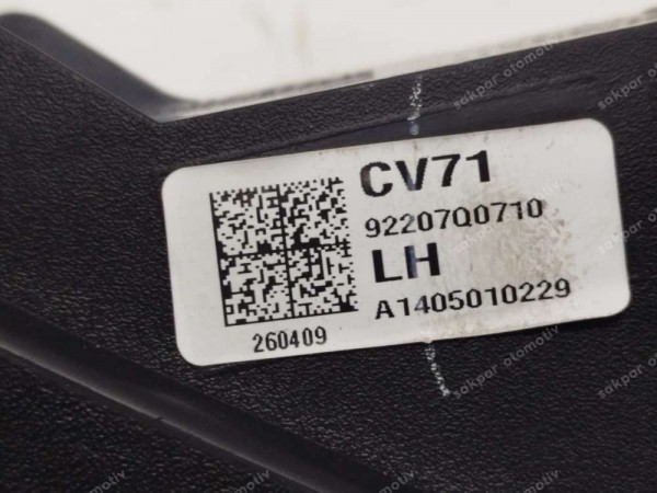 Hyundai Bayon Sol Gündüz Farı Led 92207-Q0710 SP YP (AC130)