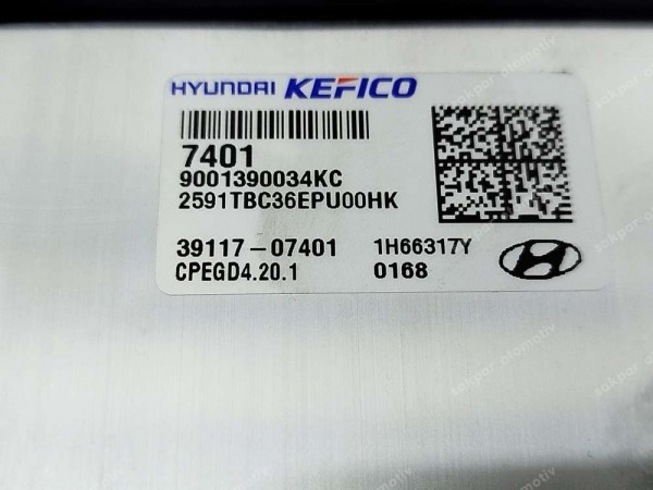 Hyundai Bayon İ20 Elektronic Kontrol Ünitesi ECU Motor Beyni 39117-07401 SP YP (DE122)