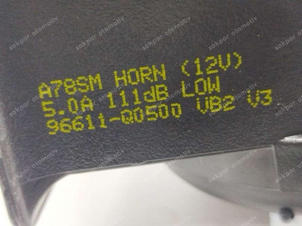 Hyundai Bayon İ20 Korna Orj 96611-Q0500 SP YP (DE123)