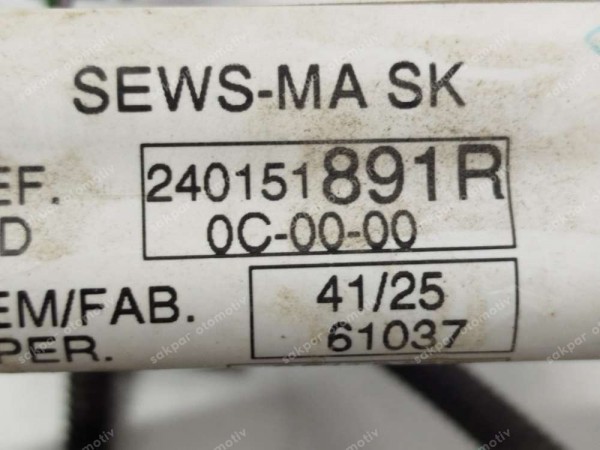 Renault Clio 5.5 Arka Tampon Kablosu Tesisatı 240151891R SP (ZA127)