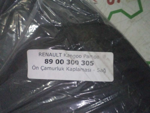 Renault Kangoo Sağ Ön Çamurluk Kaplaması Orjinal 8900300305 YP (7B100)