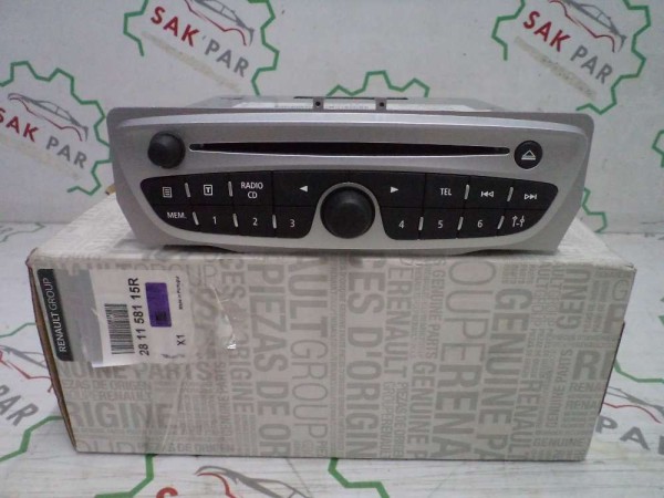 Renault Fluence Megane 3 Radio Teyp CD Çalar Orjinal Sıfır 281158115R (GI120)