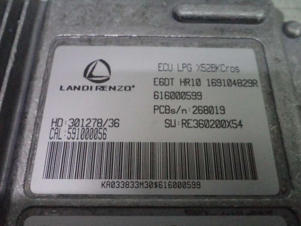 Dacia Sandero Enjeksiyon ECU Beyni Orjinal 169104829R YP (DE137)