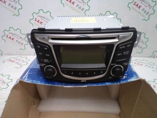 Hyundai Accent Radyo Teyp MP3 Cd Bluetooth Çalar Navigasyon Orj 96170-1R2004X YP (GI120)