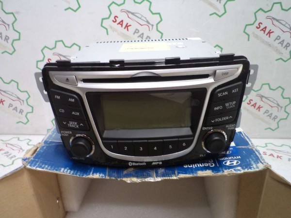 Hyundai Accent Radyo Teyp MP3 Cd Bluetooth Çalar Orj 96170-1R250GU YP (GI120)