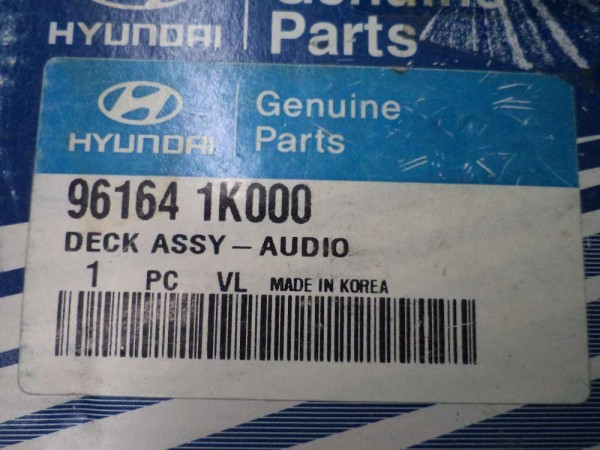 Hyundai İx20 Teyp Beyni CD Okuyucu Orjinal Sıfır 96164-1K000 YP (GI120)