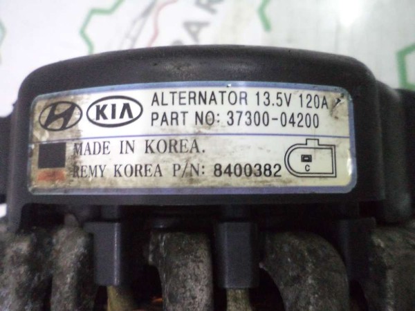 Hyundai İ20 Stonic Şarj Dinamosu Alternatör 37300-04200 CP HP (DD120)