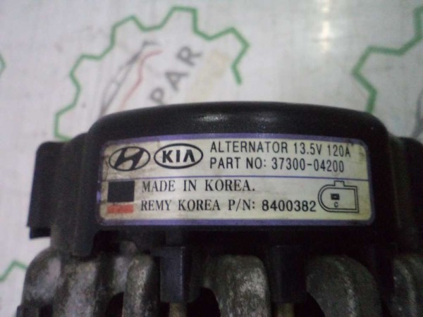 Hyundai İ20 Stonic Şarj Dinamosu Alternatör 37300-04200 CP (DD120)