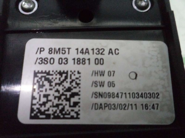 Ford Focus C-Max Ayna Cam Düğme Kontrol Kumanda Paneli CP 8M5T14A132AC (AF122)