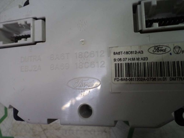 Ford Fiesta Digital Klima Kontrol Paneli Orj 8A6T-18C612-AG CP (AF127)