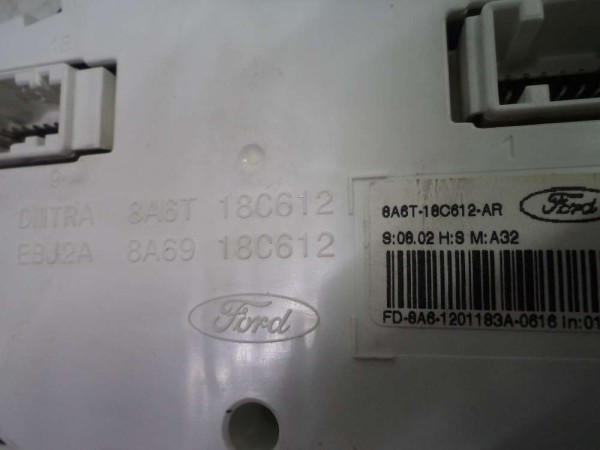 Ford Fiesta Digital Klima Kontrol Paneli Orj 8A6T-18C612-AR CP (AF127)