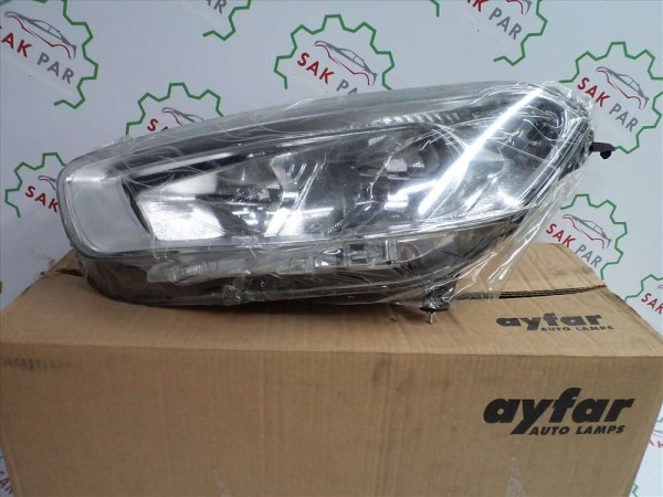 Ford Courier Sol Far Komple Krom Çerçeveli Beyaz Zemin ET76-13W030-AK YS YP (AG120)