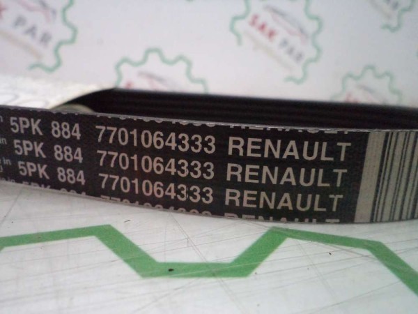 Renault R9 R5 Alternatör Kayışı Orjnal Sıfır 7701064333 YP (EA120)