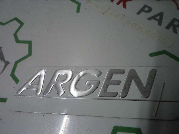 Renault Arka Kapı ARGEN Yazısı Monogram Logo ARGN001417 YP (AE132)