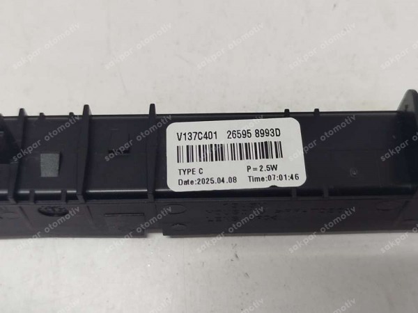 Renault Megane 4 Dacia Duster 3. Stop Lambası Orj 265958993D CP (AB128)