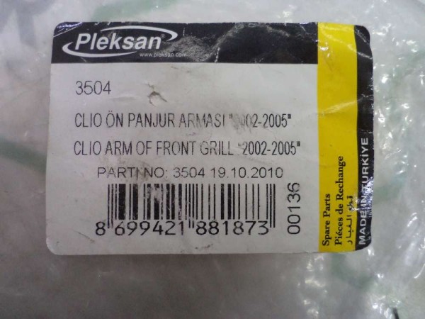 Renault Clio 2 Ön Panjur Arması Monogram 7701474477 YS YP (AE132)