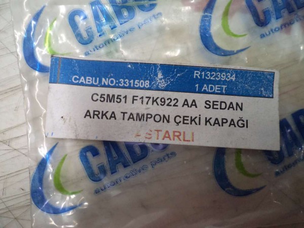 Ford Focus Sedan Arka Tampon Çeki Demiri Kapağı C5M51-F17K922 AA YS YP (AE139)