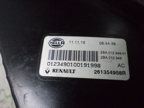 Renault Megane 4 Sol Tampon Sinyali Orjinal 261354958R CP (BB123)