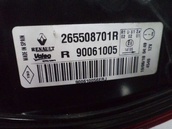 Renault Kadjar Sağ Stop Lambası (Led Arızalı) Orj 265508701R CP HP (ED110 - ED111)