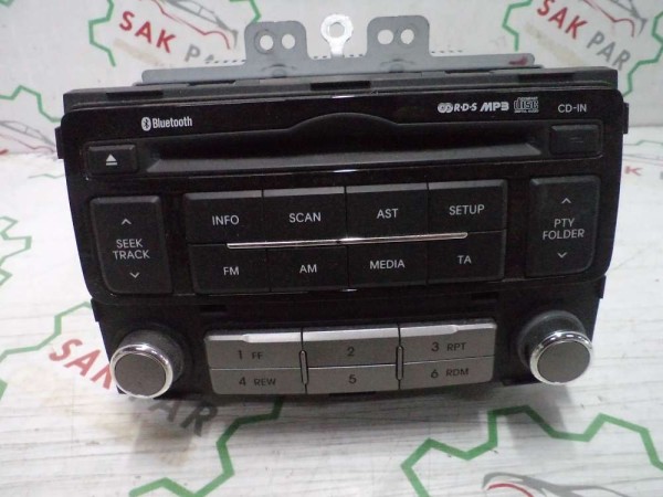 Hyundai İ20 Radyo Teyp MP3 Bluetooth Cd Çalar Navigasyon Orj 96121-1J252 HP CP (GI125)