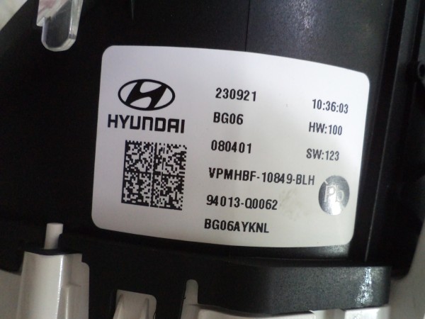 Hyundai İ20 Bayon KM Gösterge Saati Tablosu Paneli Orj Sökme 94013-Q0062 YP (GF130)