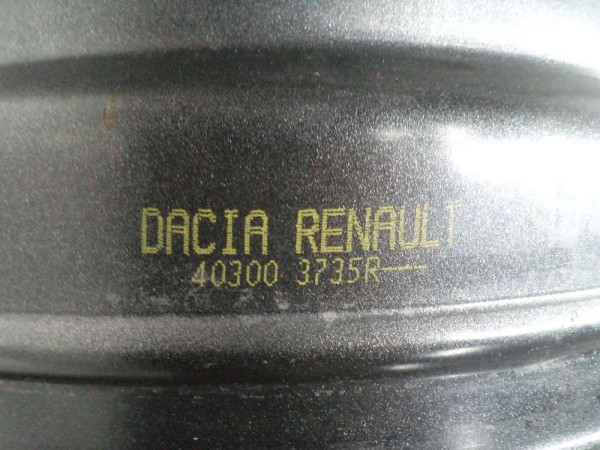 Dacia Duster 16 İnç Sac Jant Orj 403003735R CP (FA110)