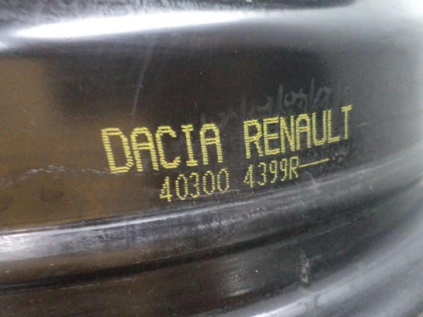 Dacia Sandero Logan Clio 4 15 İnç Sac Jant 403004399R CP (FA110)