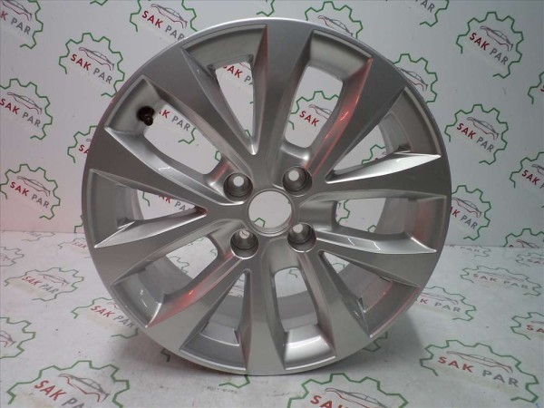 Renault Clio 4 5 16 İnç Alüminyum Jant Takım CMS 4x100 Açık Gri Orj 403009088R 403008858R 403008062R YP (FB110)